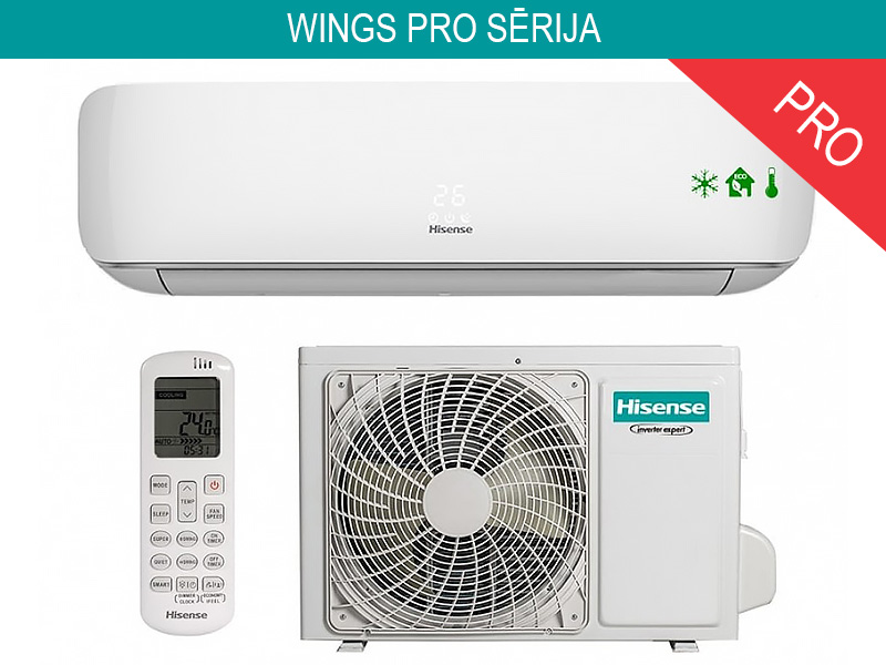 Standart+ siltumsūknis / gaisa kondicionieris KB25YR3F PRO